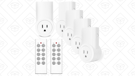 Etekcity Wireless Remote Control Electrical Outlet Switches - 5 pack | $21 | Use code XJLSAXUY